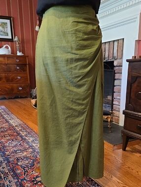 Faux Wrap Skirt